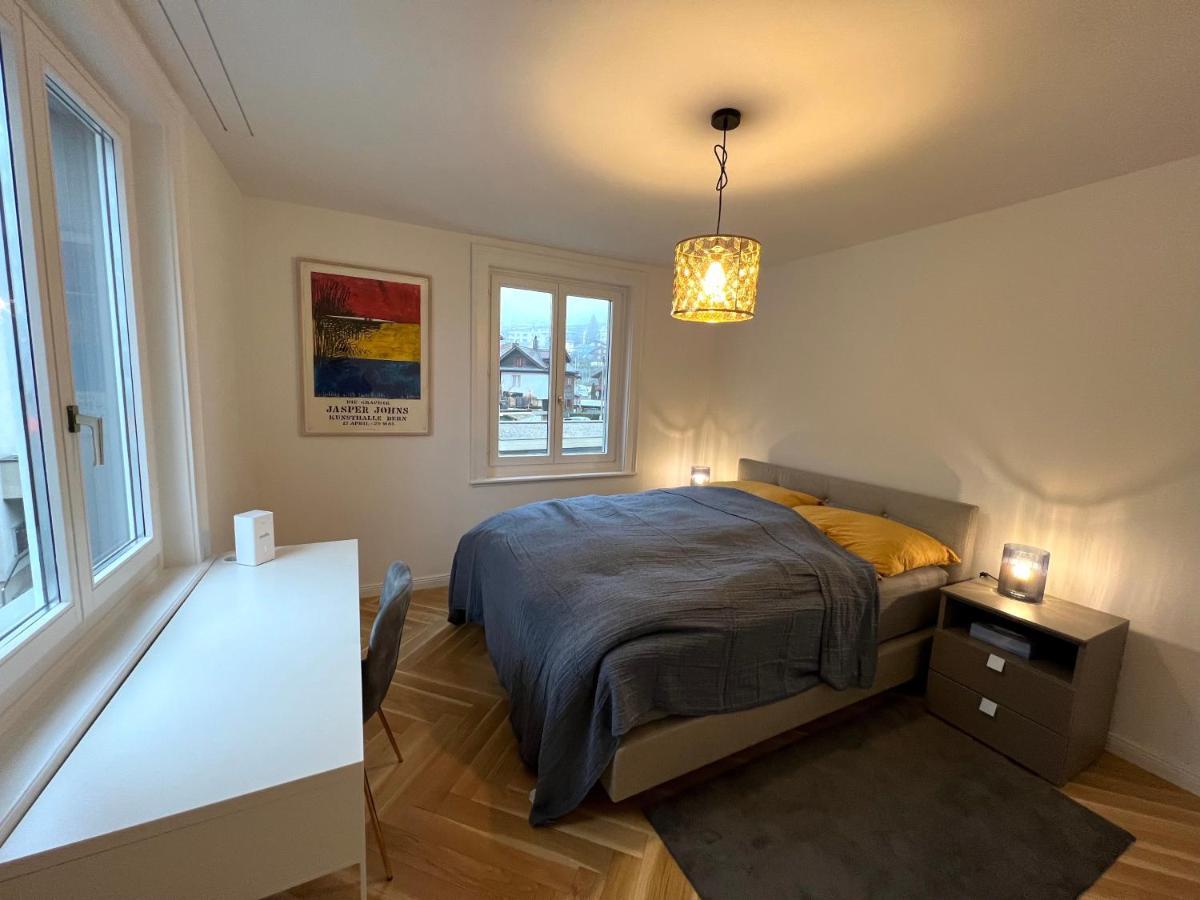 Modernes Apartment Am Fuss Des Pilatus - Skigebiet Хергисвиль Экстерьер фото